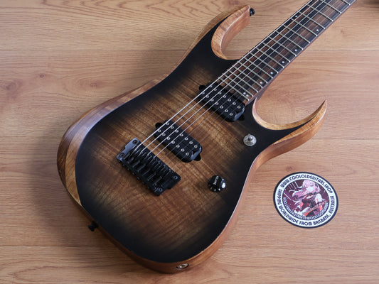 Ibanez RGD71AL 7-String RG Series Axion Label (Antique Brown Stained Burst)