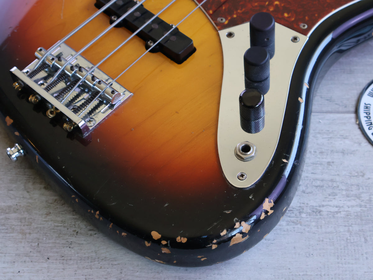 1980's ESP Navigator Japan 60's Reissue Jazz Bass (Sunburst)