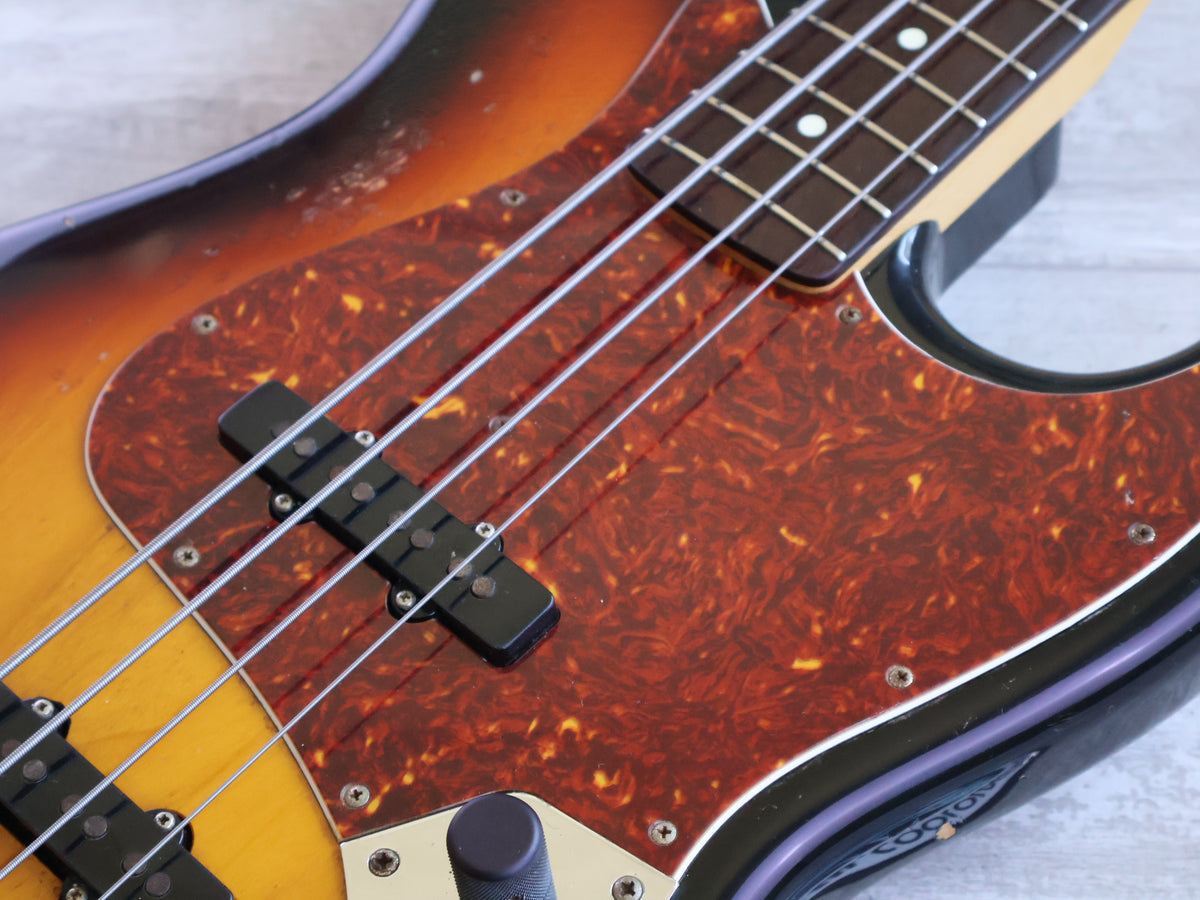 1980's ESP Navigator Japan 60's Reissue Jazz Bass (Sunburst)