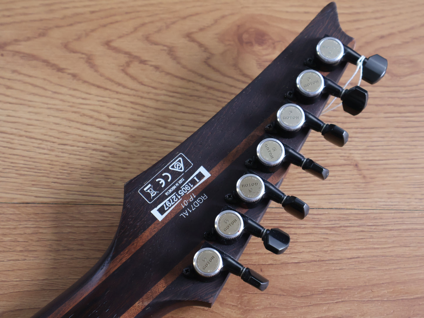 Ibanez RGD71AL 7-String RG Series Axion Label (Antique Brown Stained Burst)