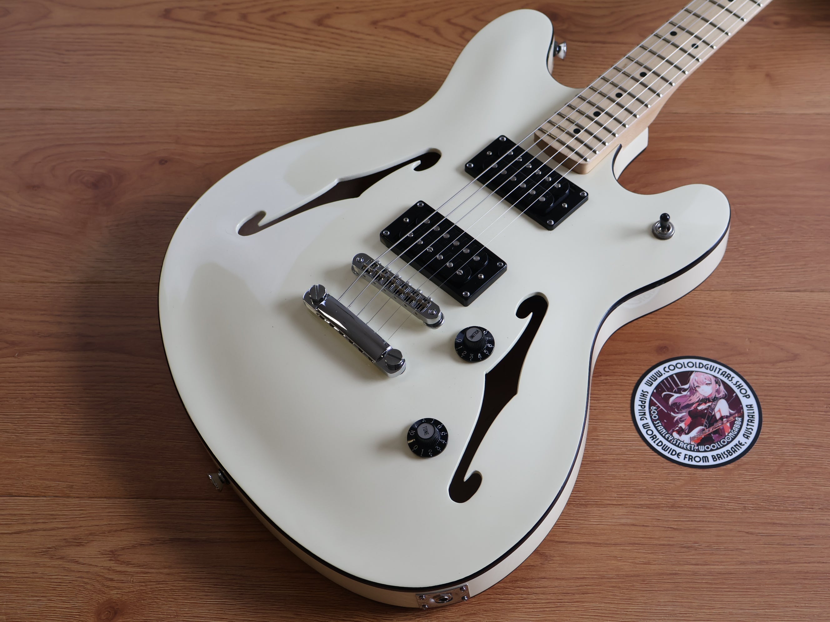 Squier Starcaster ホワイトエレキギター Squier Affinity Starcaster (Olympic White) – Cool Old Guitars