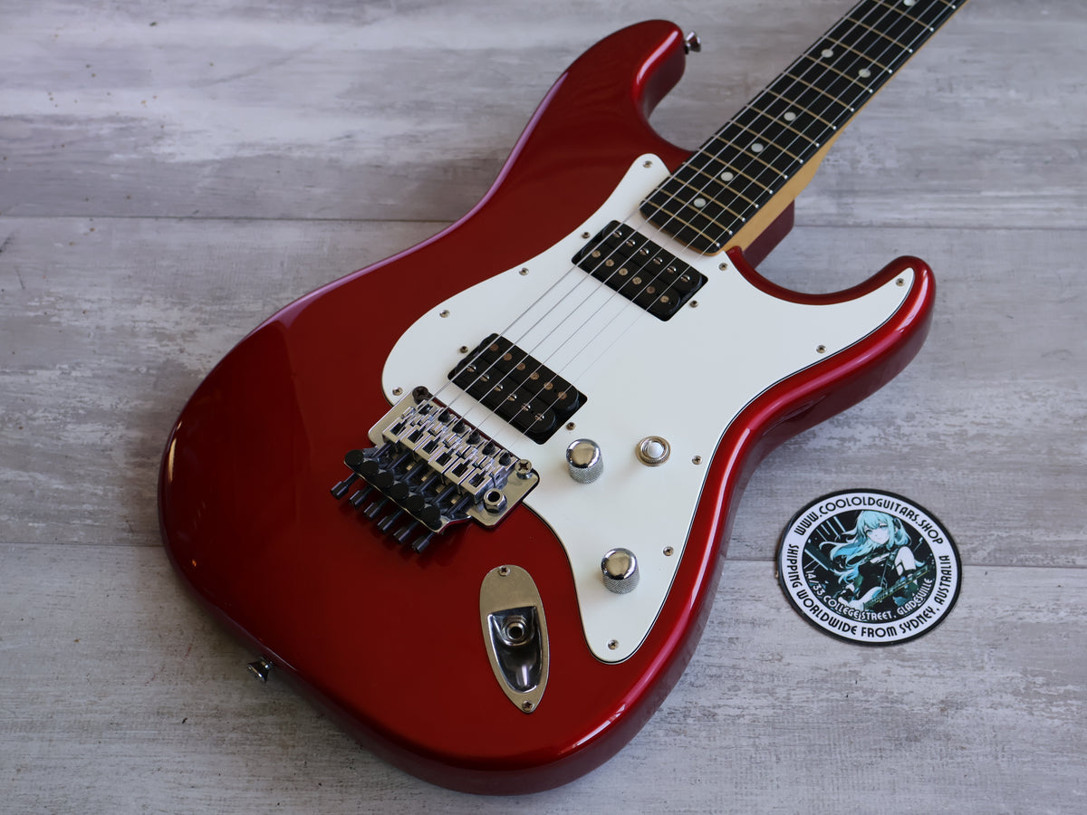 1980's Navigator (by ESP Japan) HH Superstrat (Candy Apple Red)