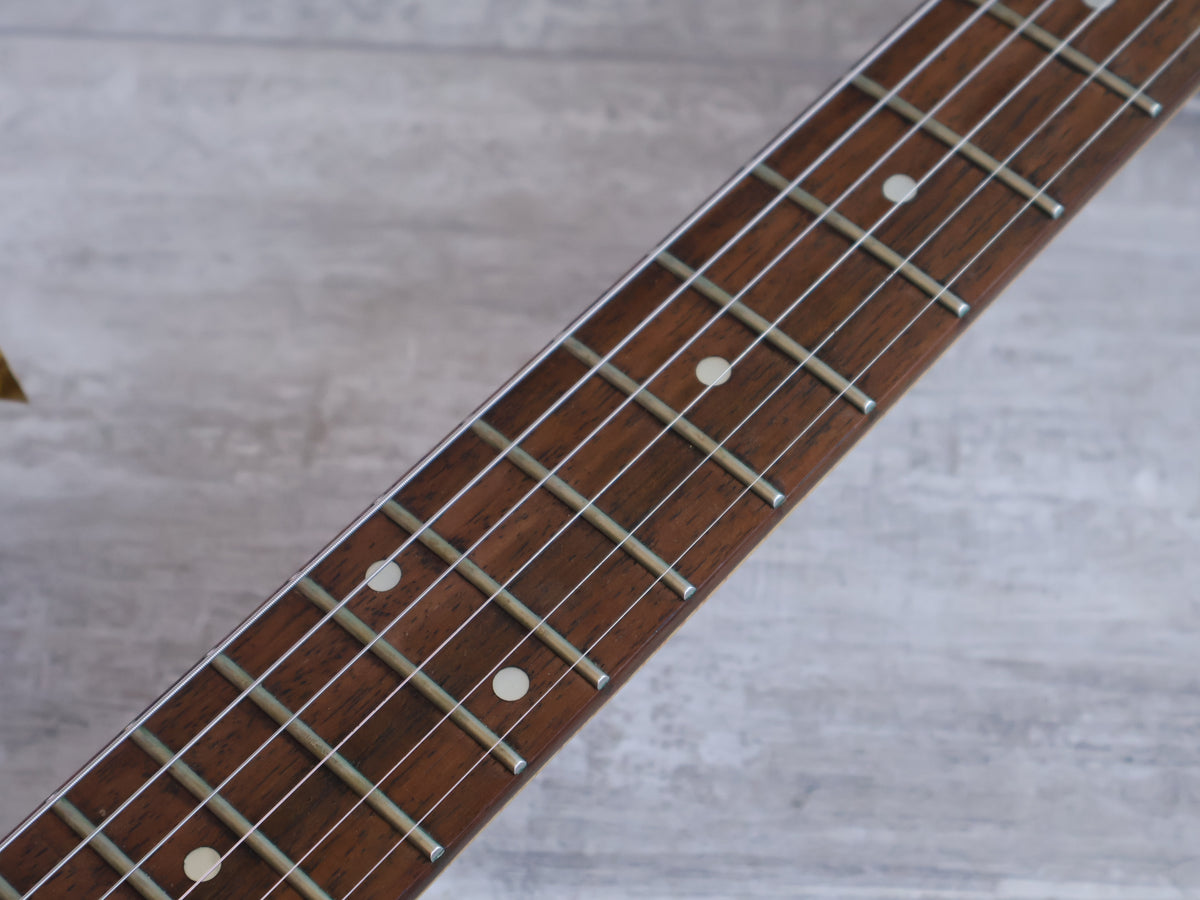 1994 Samick SSM-3 "Valley Arts Custom Pro Shop" S-Style (Transparent Red)
