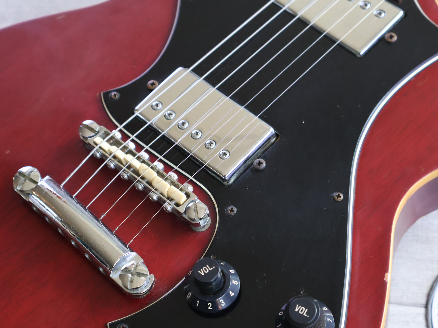 1973 Yamaha Japan SG-70 Double Cutaway SG (Satin Red)