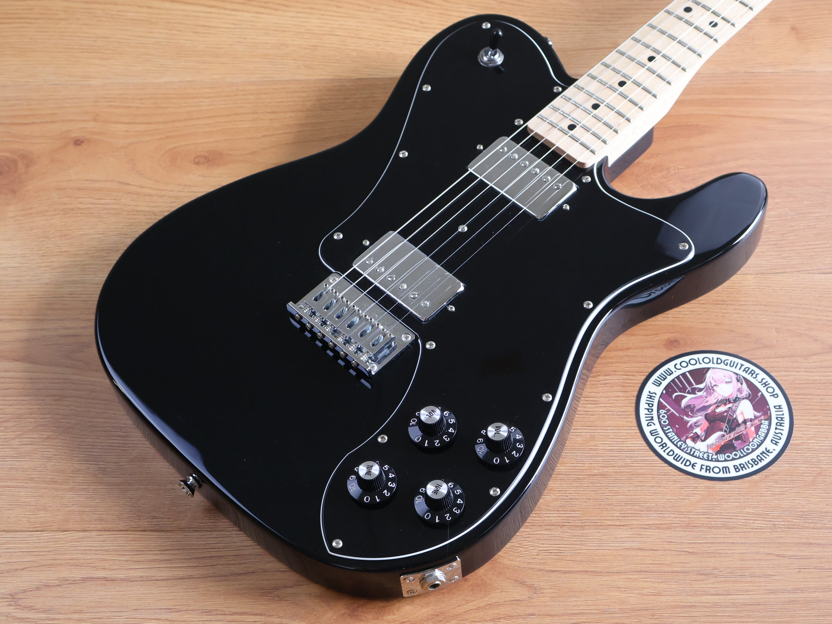 Squier Affinity Series Telecaster Deluxe (Maple/Black) – Cool Old