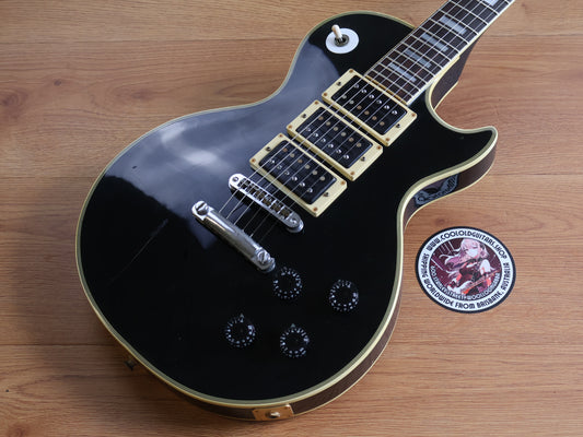 1977 Greco Japan EG-600PB Les Paul Custom Black Beauty (Ebony)