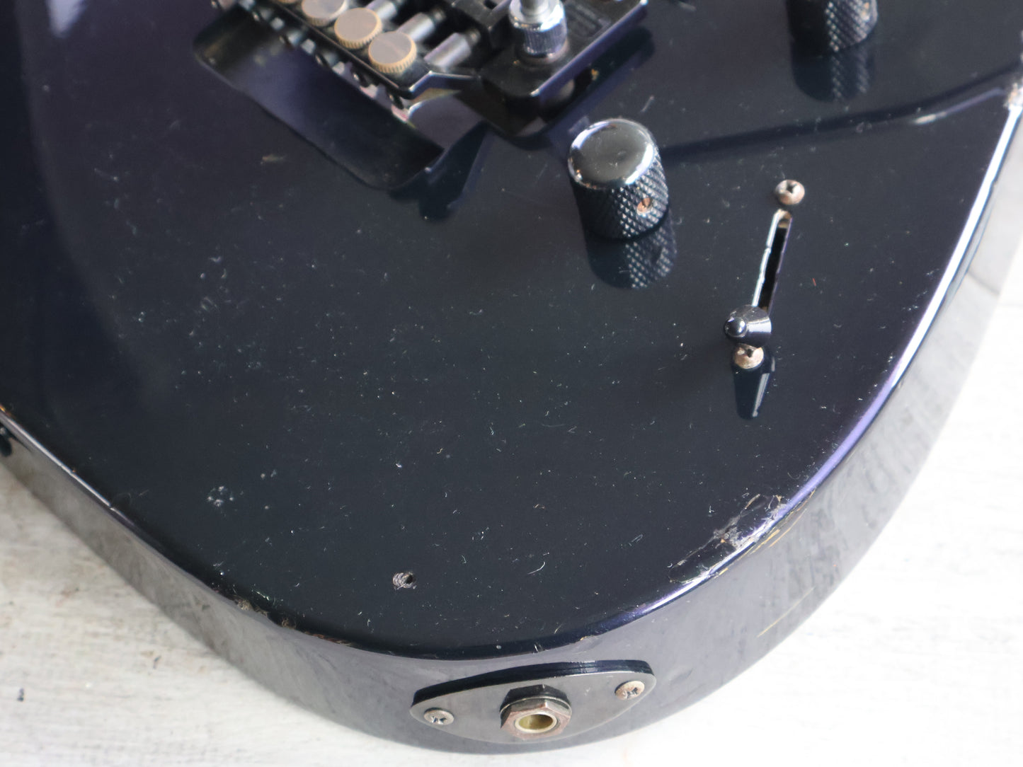 1993 Jackson Japan "Standard" Soloist Neckthrough Superstrat (Metallic Purple)