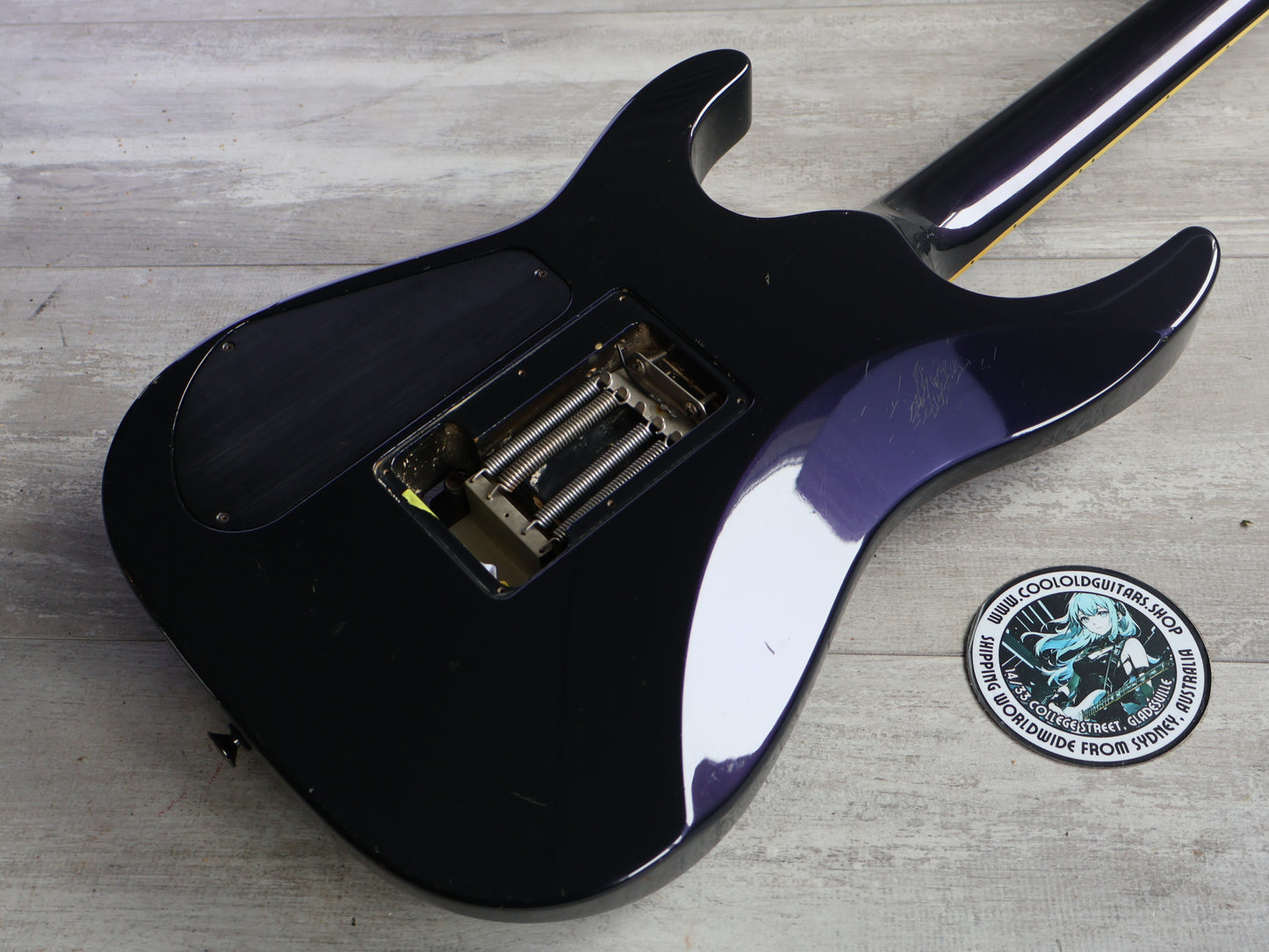 1993 Jackson Japan "Standard" Soloist Neckthrough Superstrat (Metallic Purple)