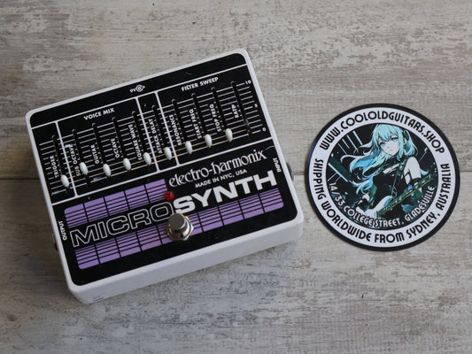 Electro-Harmonix Micro Synthesizer Analog Guitar Microsynth Pedal
