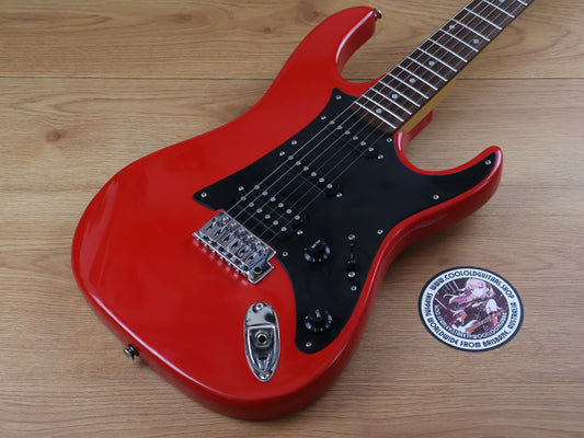 1994 Ibanez VZR-140/RD Silver Cadet Superstrat (Fiesta Red)