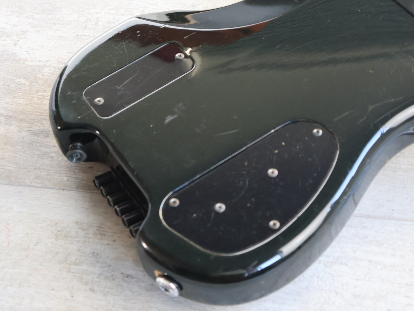 1986 Ibanez Japan Axstar AX75L Left Handed LH Headless Guitar (Black)