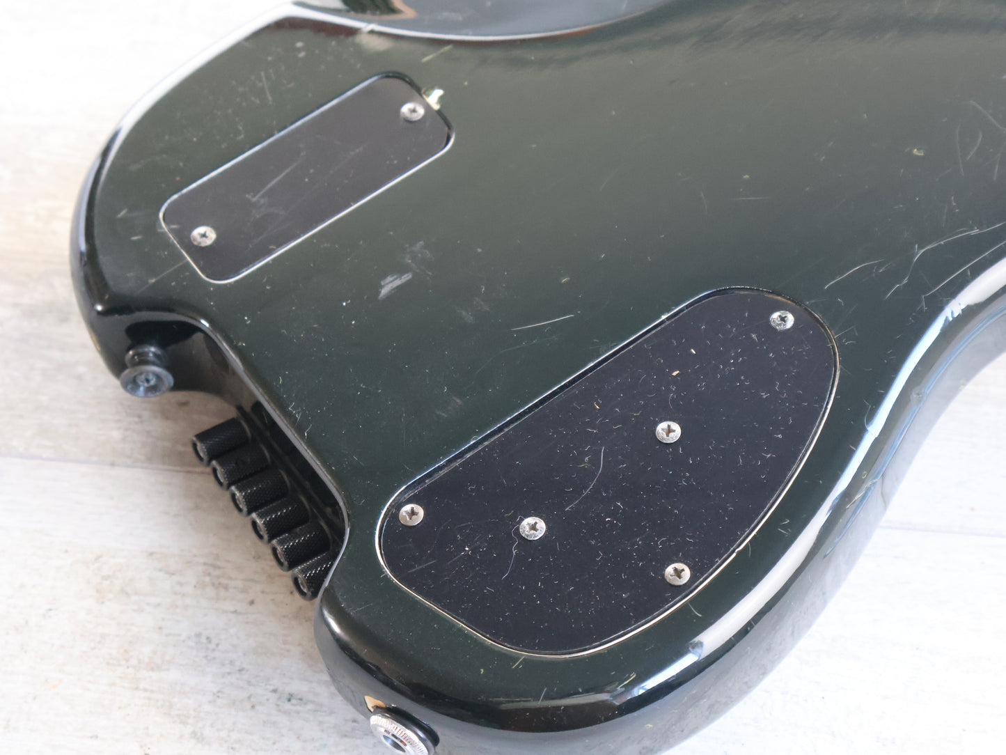 1986 Ibanez Japan Axstar AX75L Left Handed LH Headless Guitar (Black)