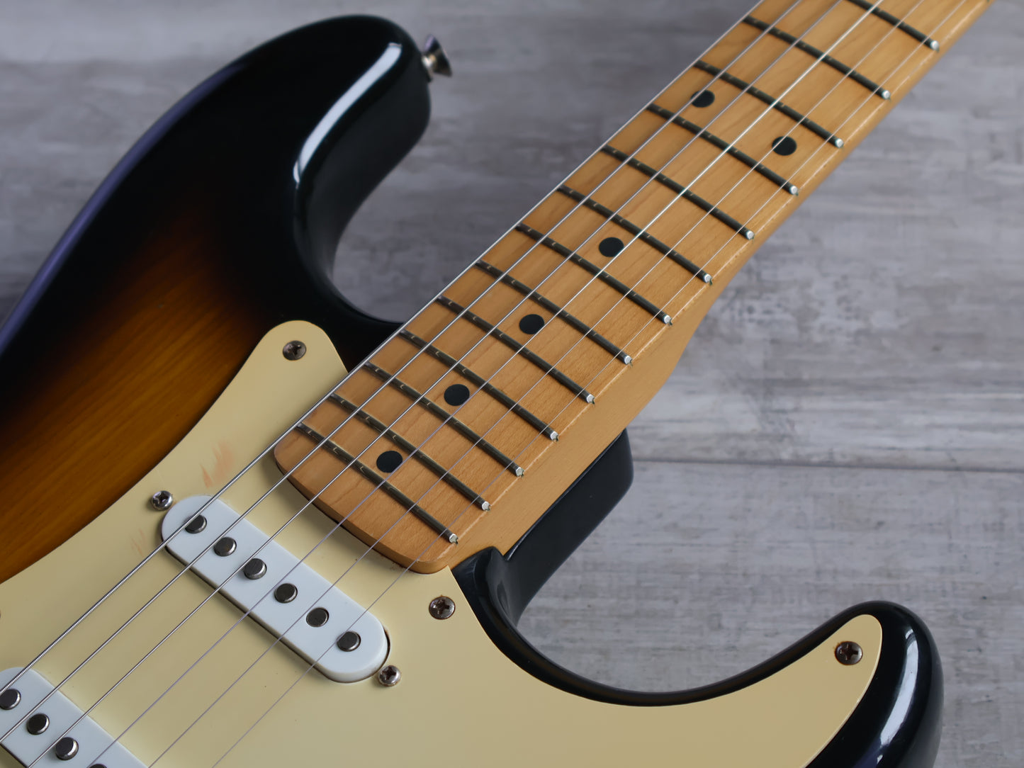 1980 Greco Japan SE-500 Super Sound '54 Reissue Stratocaster (Brown Sunburst)