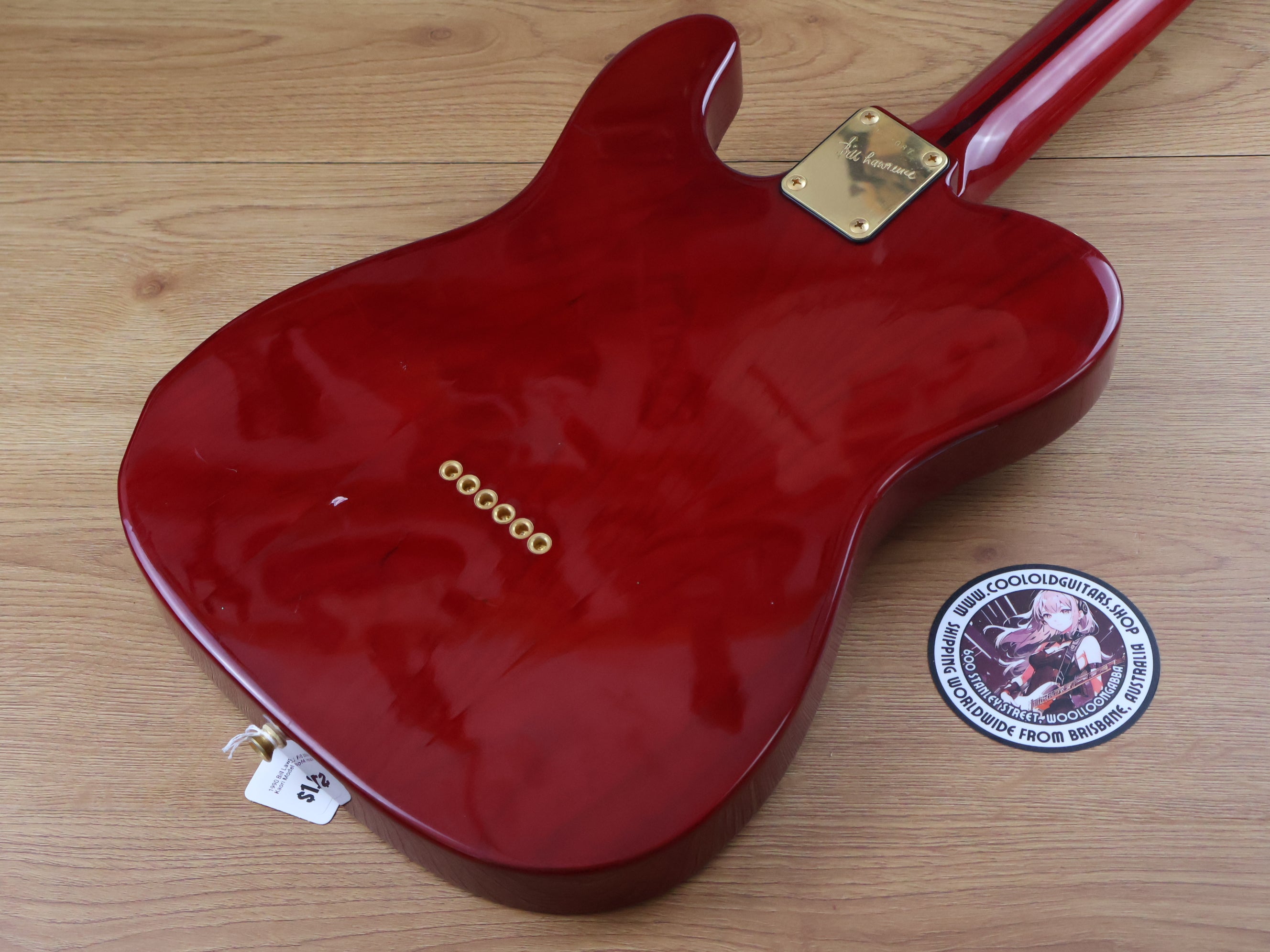 1990 Bill Lawrence Japan BKIM-60G Kaori Model Telecaster (Red