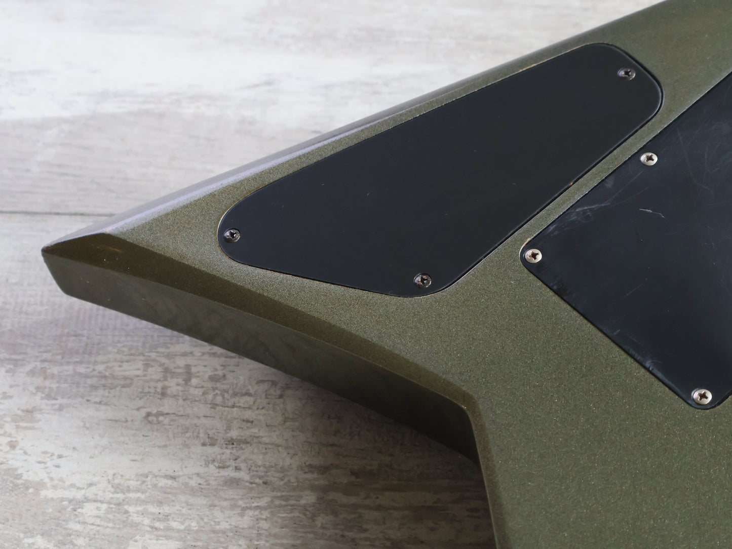Jackson JS32T JS Series Rhoads Flying V (Olive Green)