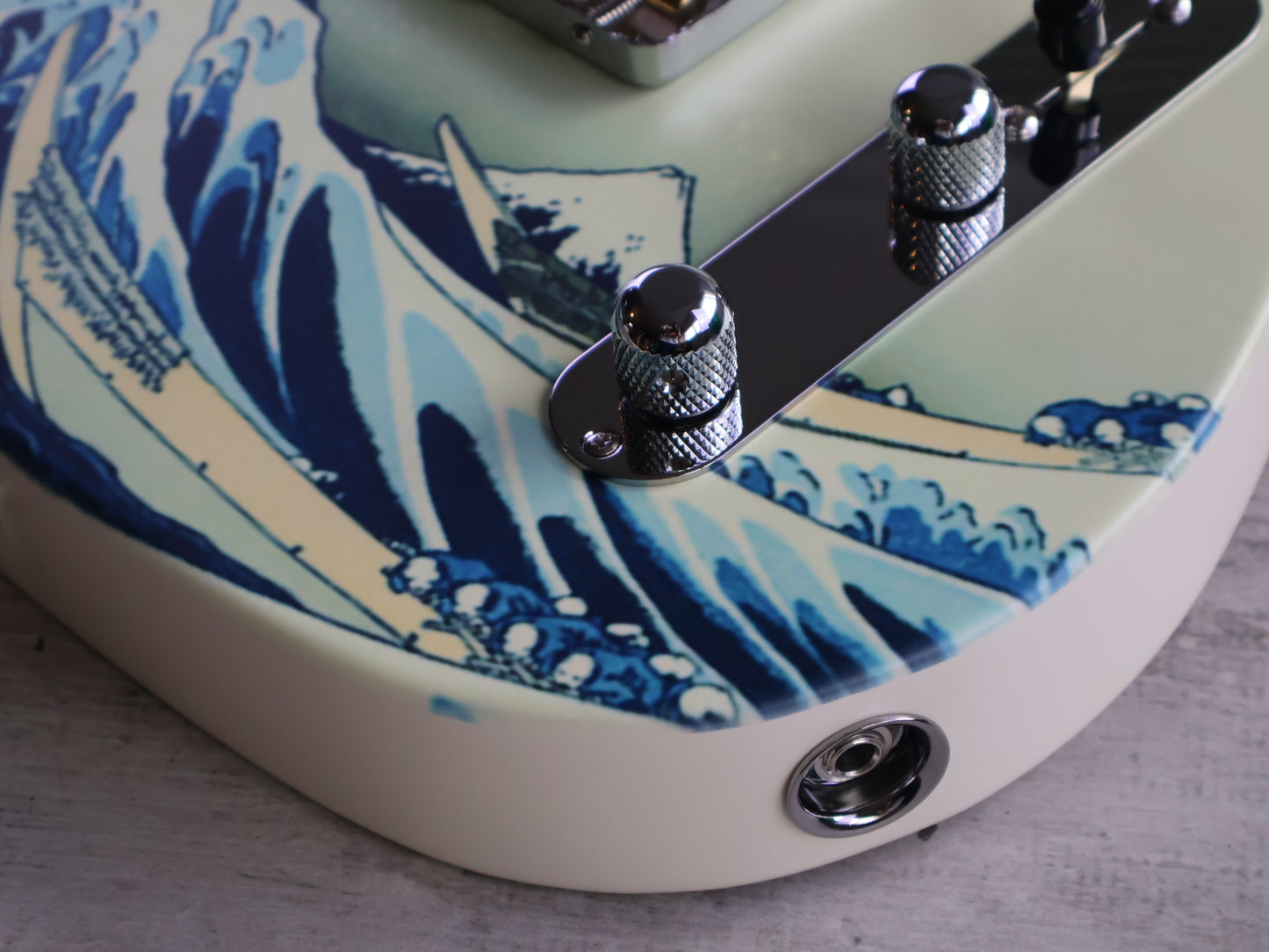 2026 Fender Japan "Harajuku Flagship Exclusive" Art Canvas Esquire (Hokusai Great Wave)