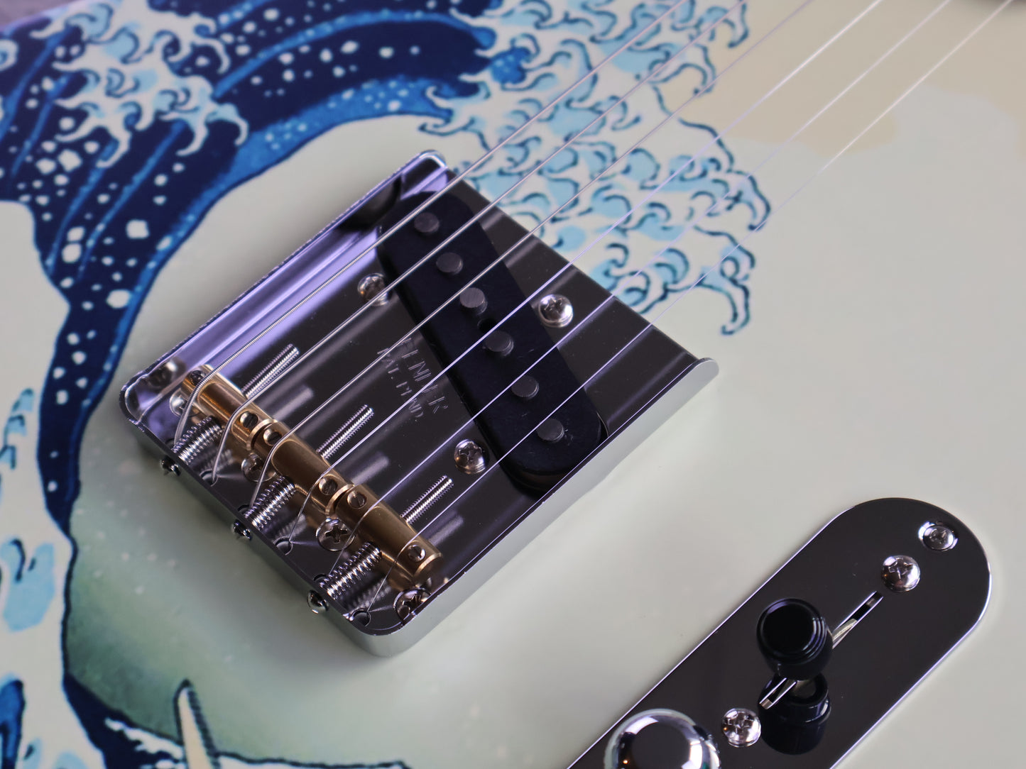 2026 Fender Japan "Harajuku Flagship Exclusive" Art Canvas Esquire (Hokusai Great Wave)