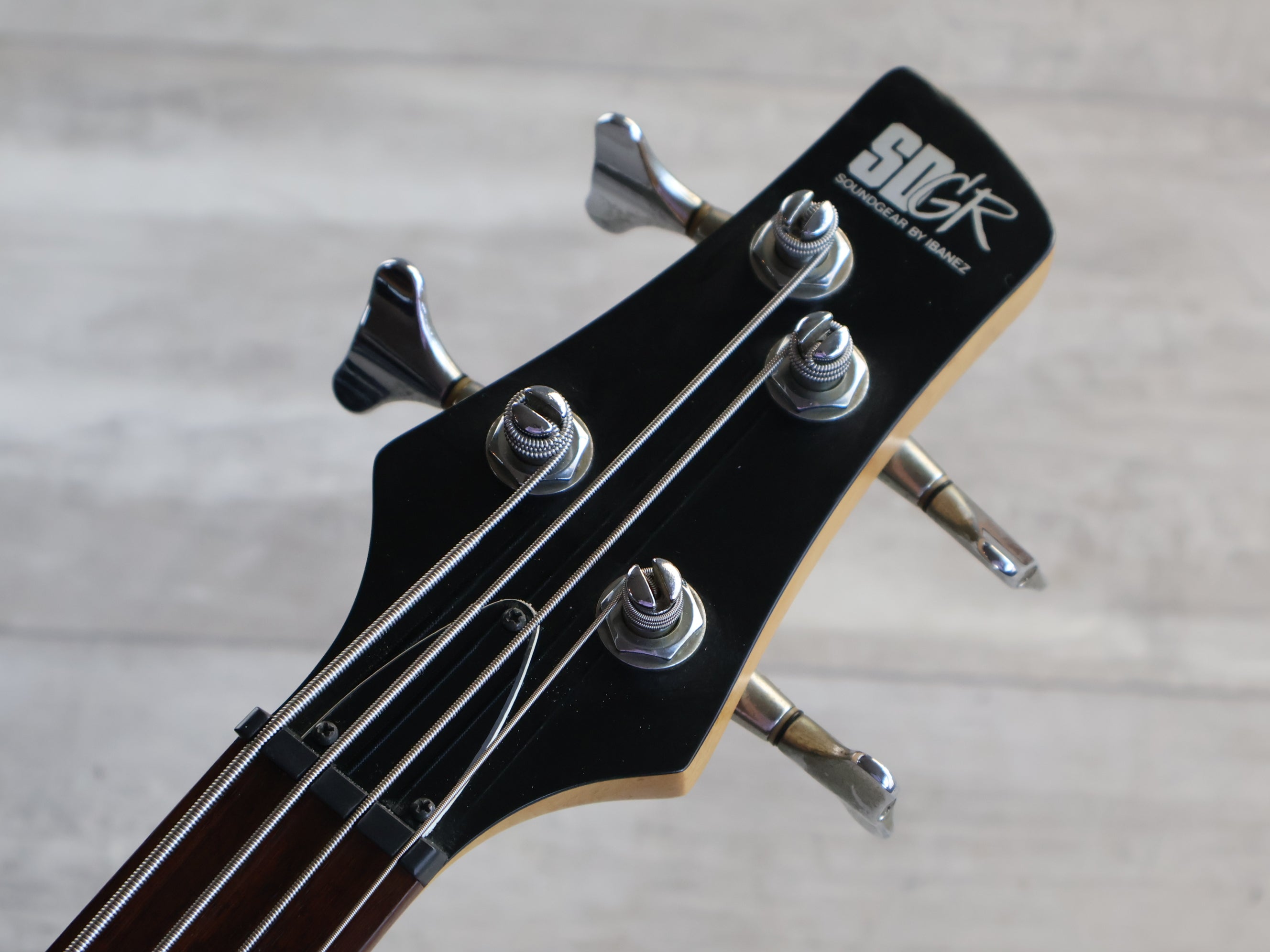 1996 Ibanez Japan SR370 SDGR Soundgear Bass (Black) – Cool Old Guitars