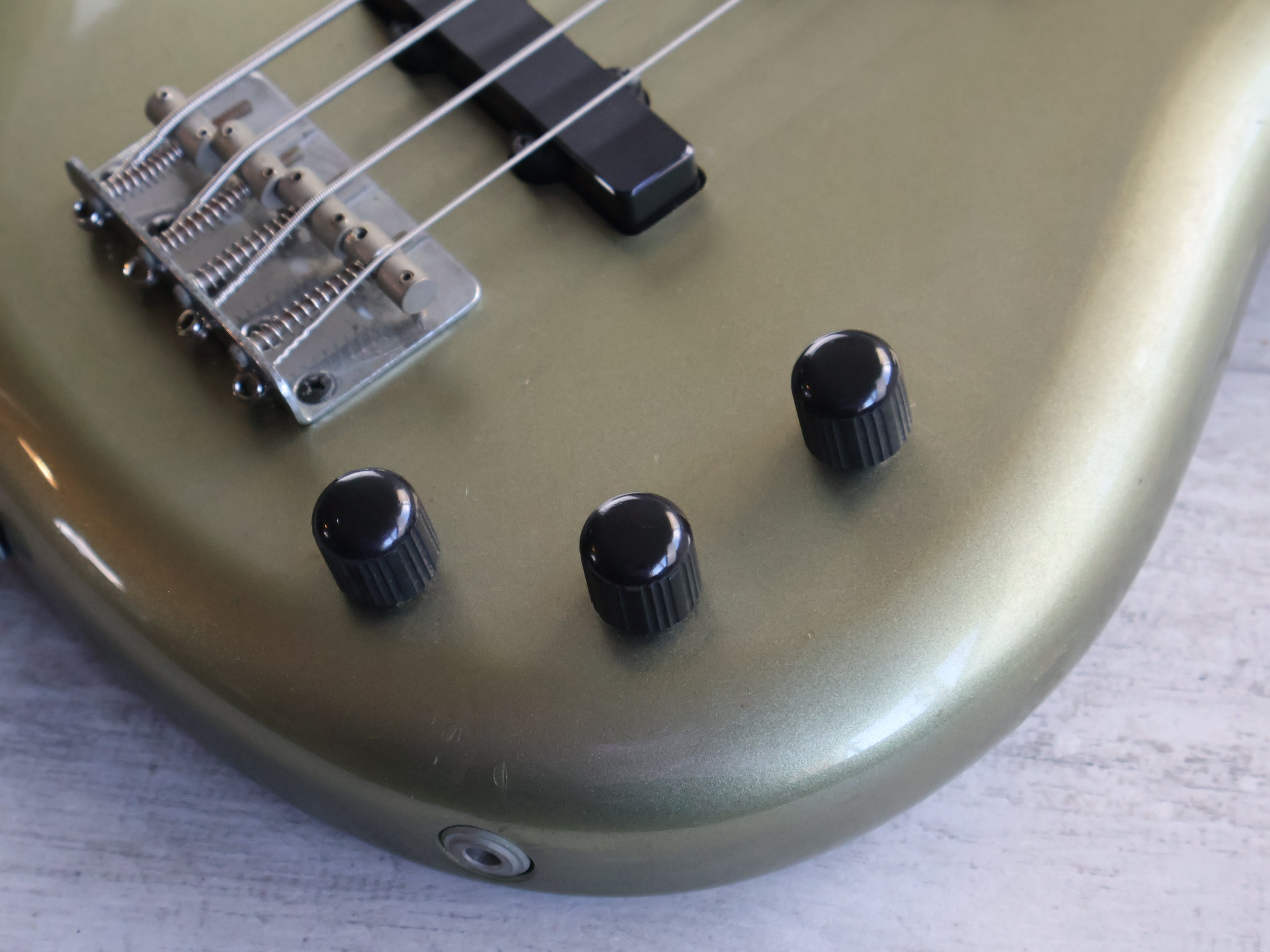 1998 Ibanez Japan SR370 SDGR Soundgear Bass (Silver Metallic