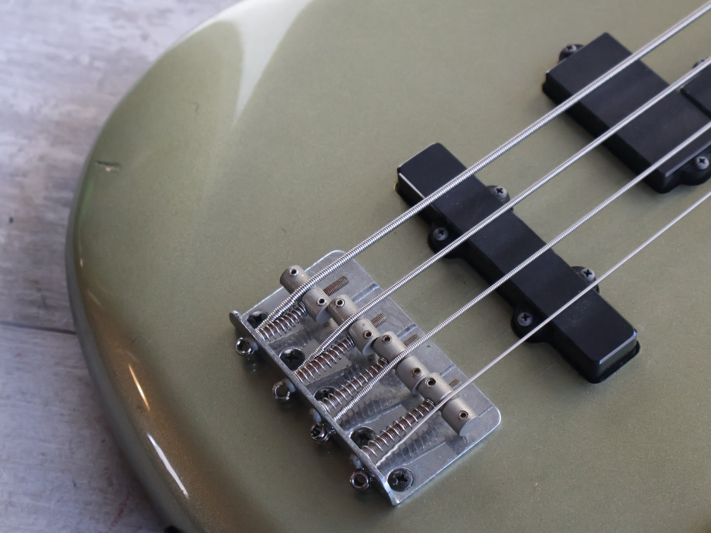 1998 Ibanez Japan SR370 SDGR Soundgear Bass (Silver Metallic)