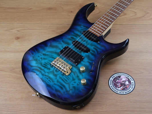 1990's Fernandes FGZ400 Superstrat (Blue Quilt)