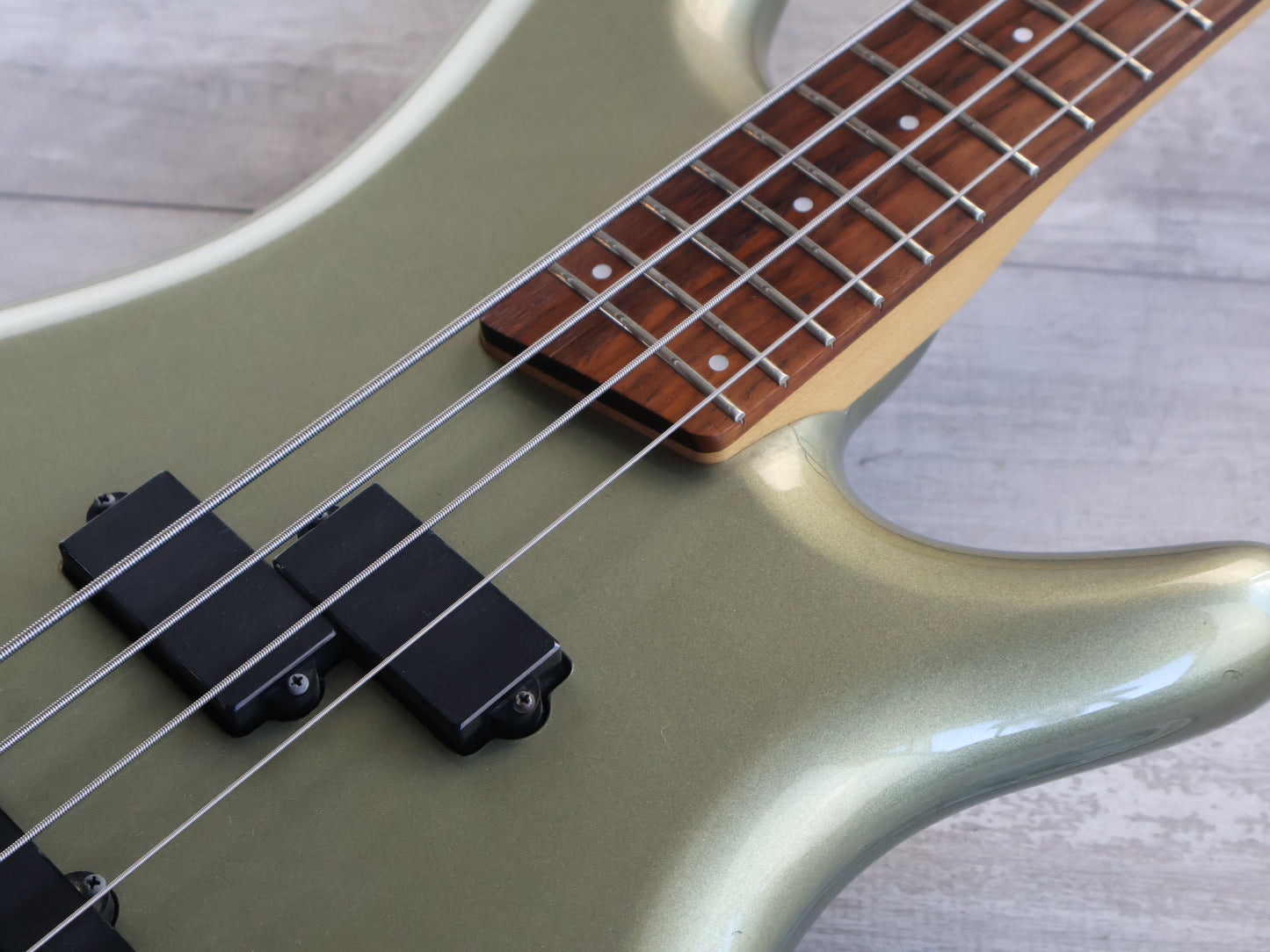 1998 Ibanez Japan SR370 SDGR Soundgear Bass (Silver Metallic)