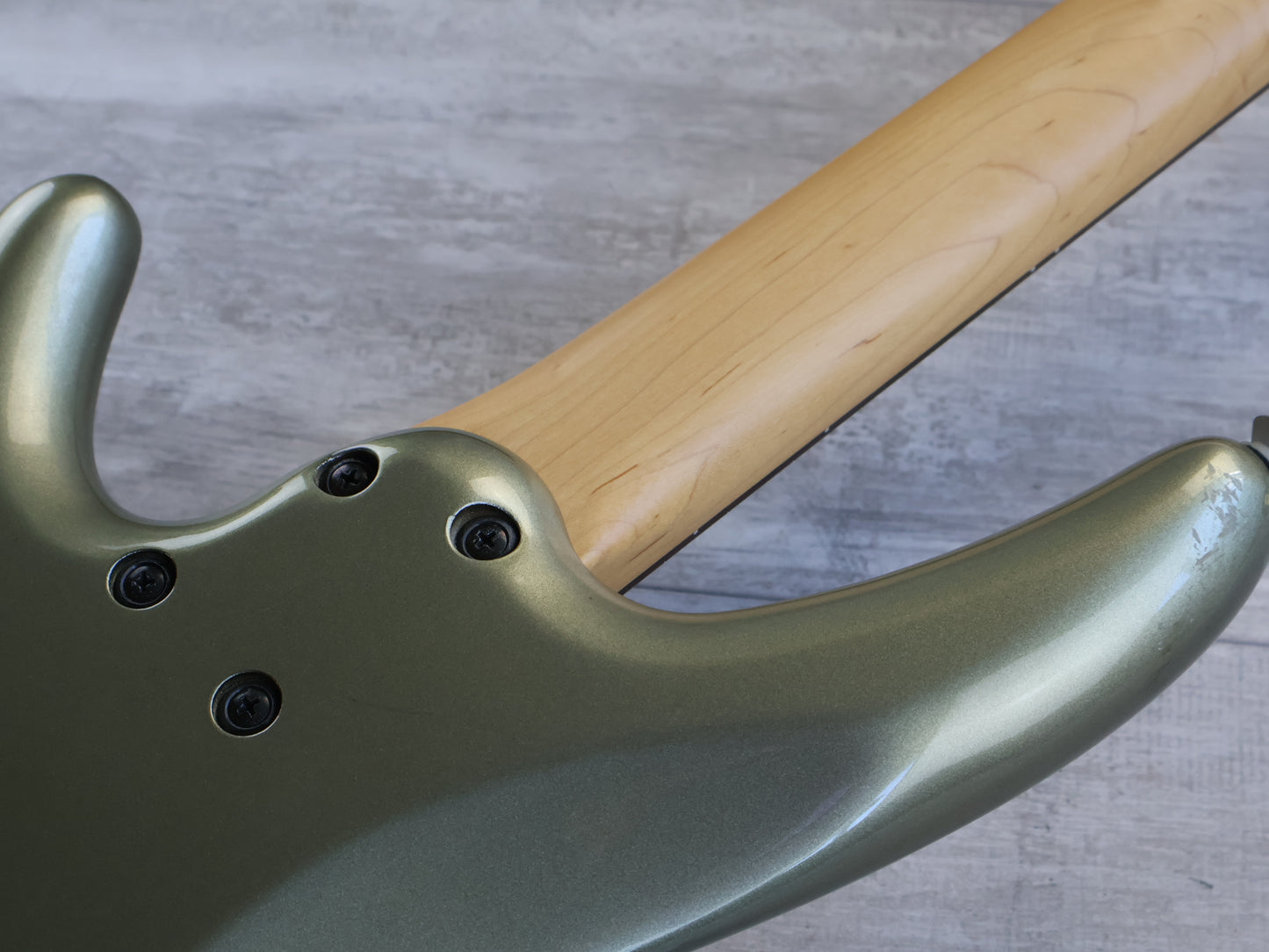 1998 Ibanez Japan SR370 SDGR Soundgear Bass (Silver Metallic)