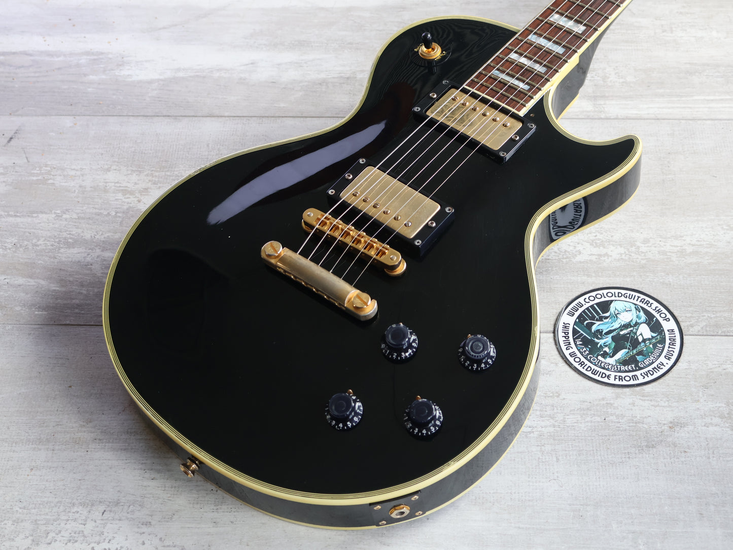 2004 Burny (Fernandes) RLC-55 Les Paul Custom (Black)