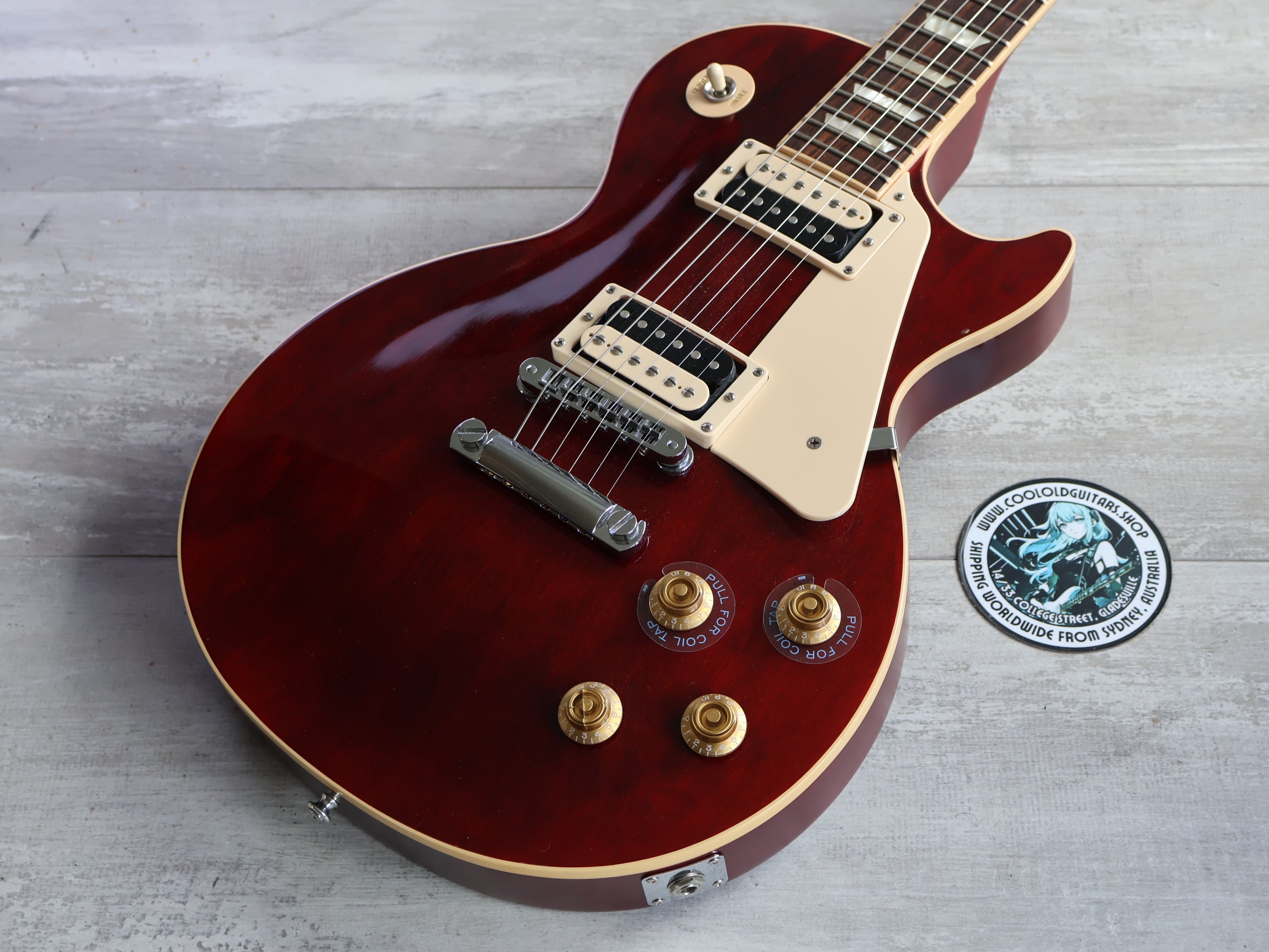 2010 Gibson USA LP Traditional Pro V (Wine Red) – Cool Old Guitars