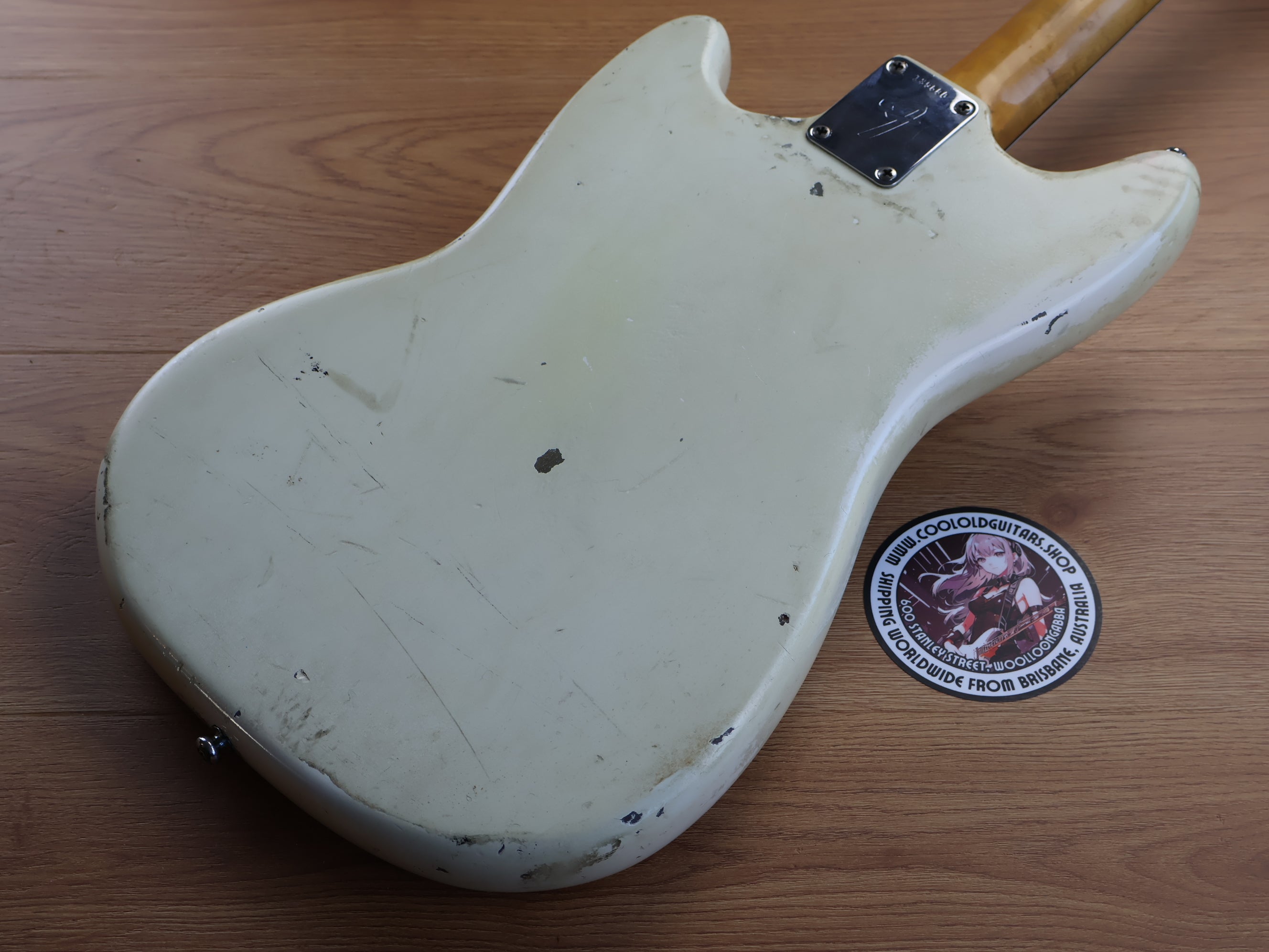 1966 Fender USA Short Scale Mustang (Olympic White) – Cool Old Guitars