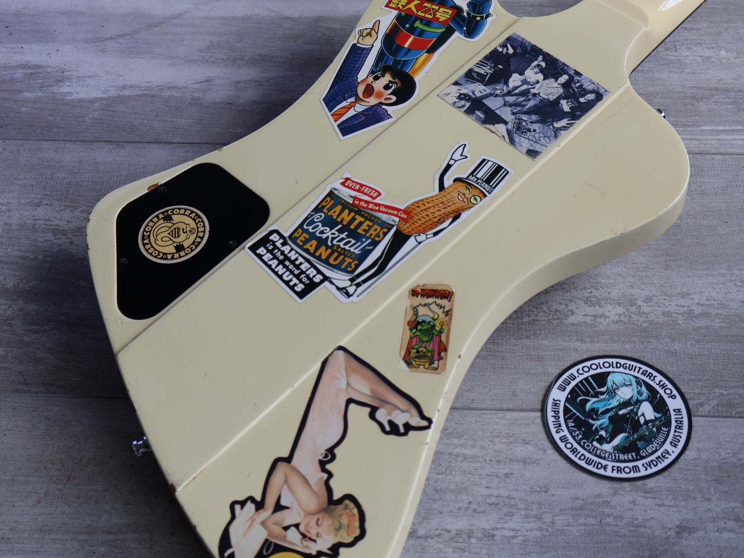 1990 Greco Japan TB-70 Thunderbird Bass (White)