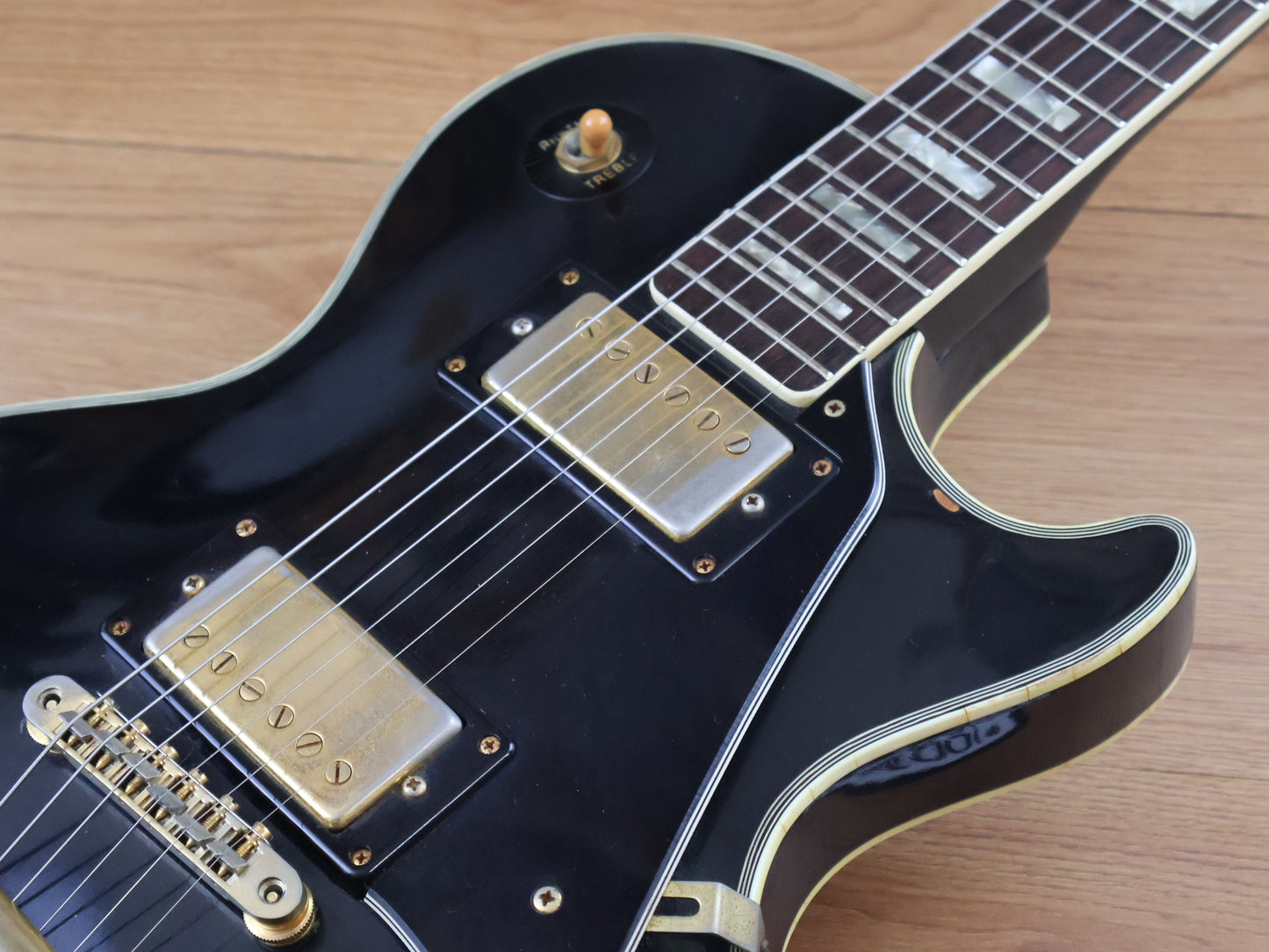 1973 Ganson Japan KLG-360B Les Paul Custom (Ebony)