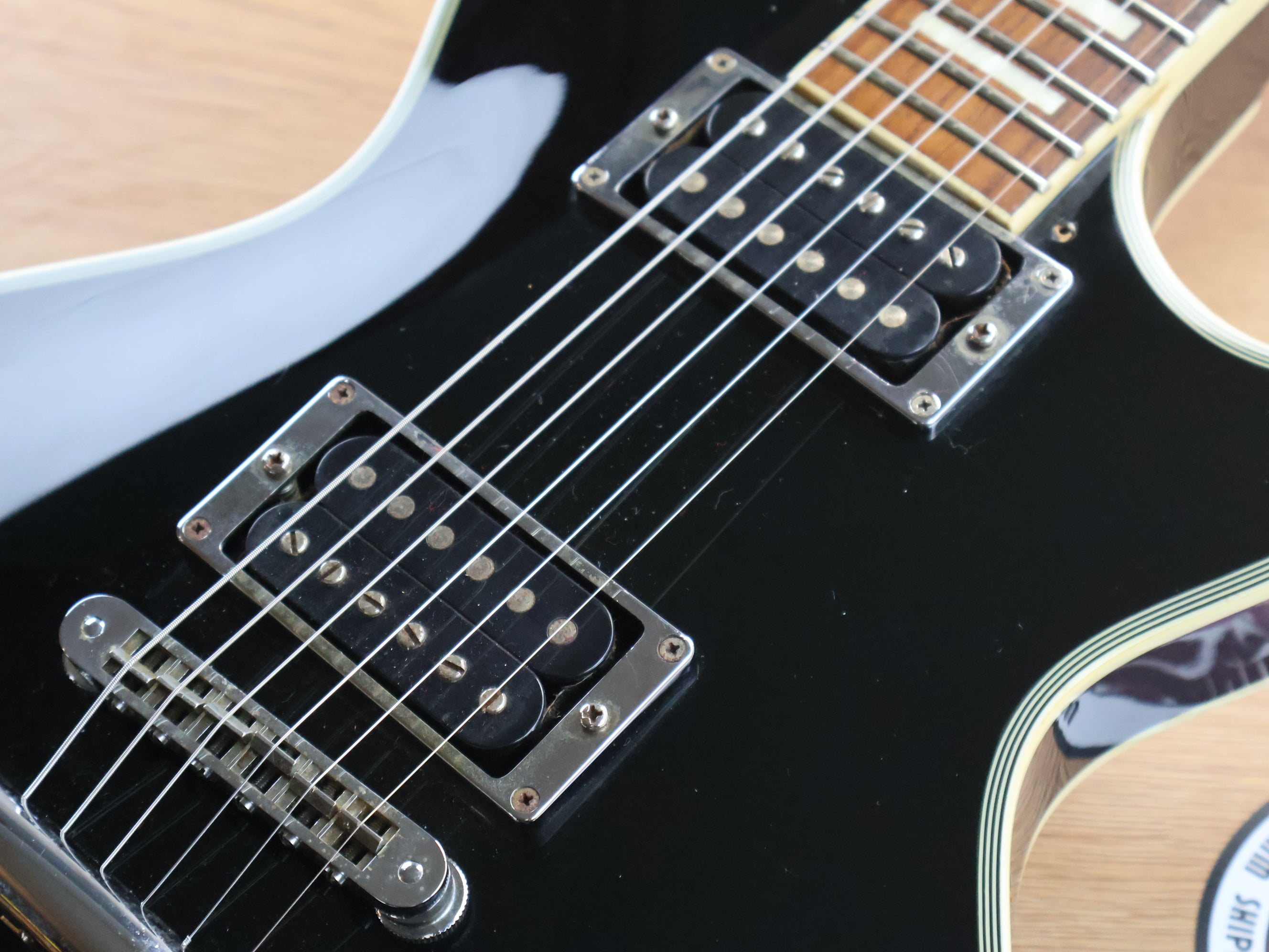 2007 Burny RLC-55JS John Sykes Les Paul Custom (Black) – Cool Old