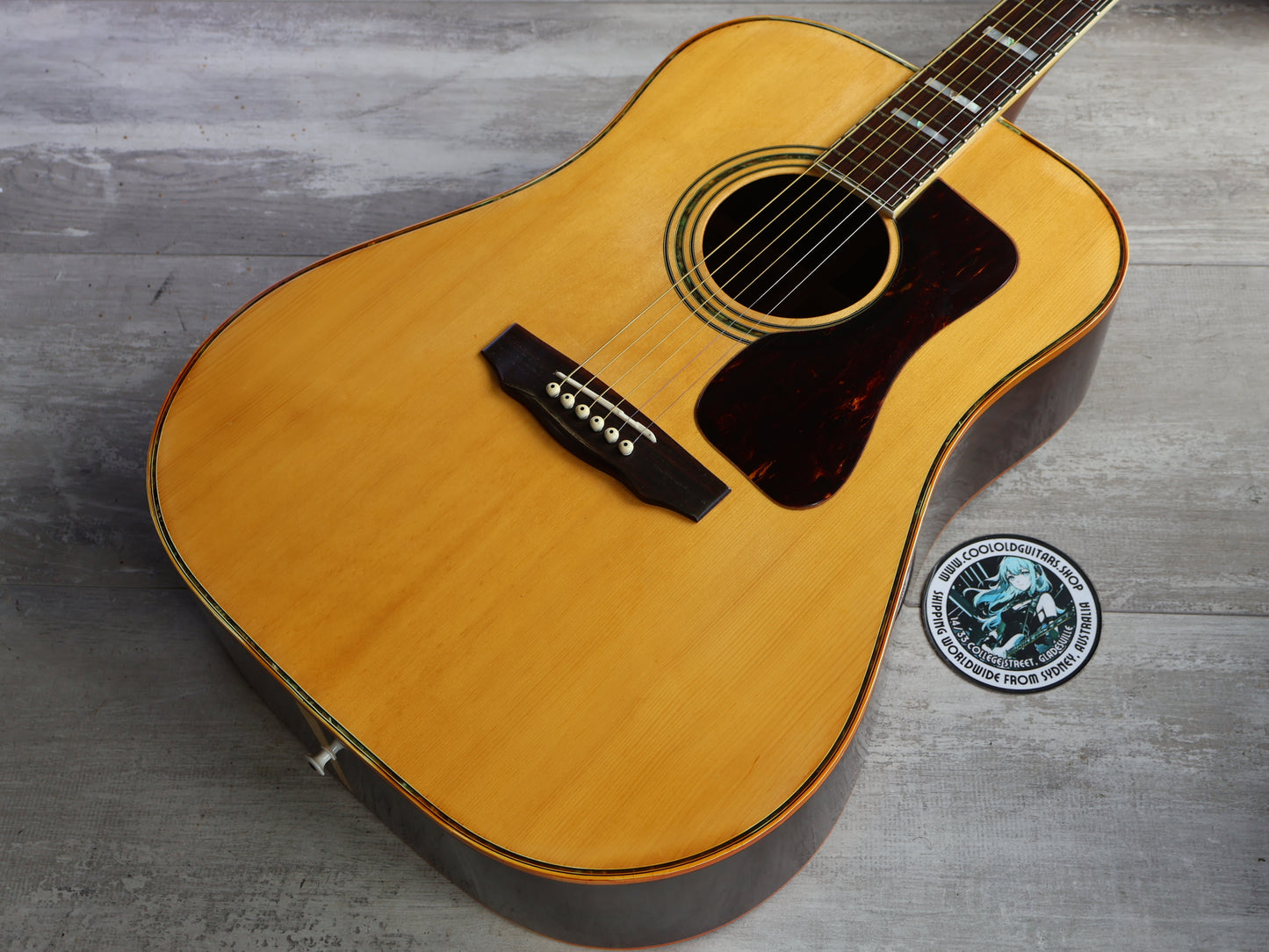 1980's Kansas (by Kiso Suzuki) KW250 Acoustic Guitar