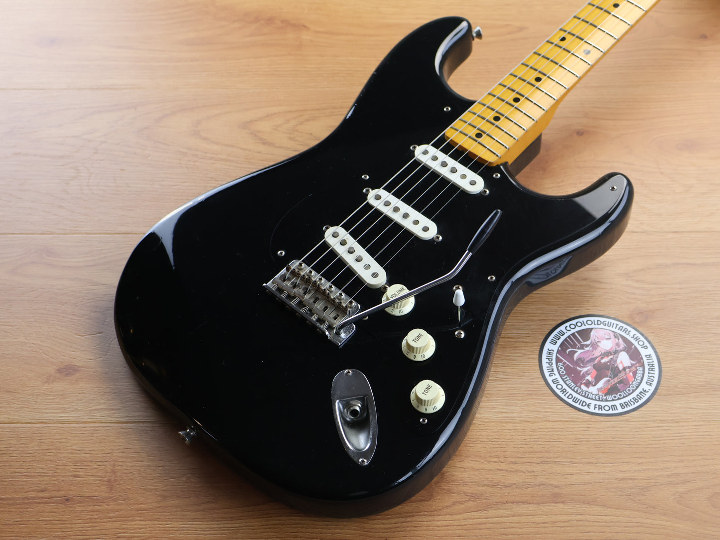 2006 Fender Japan ST57-66US '57 Reissue Stratocaster w/US Pickups (Black)