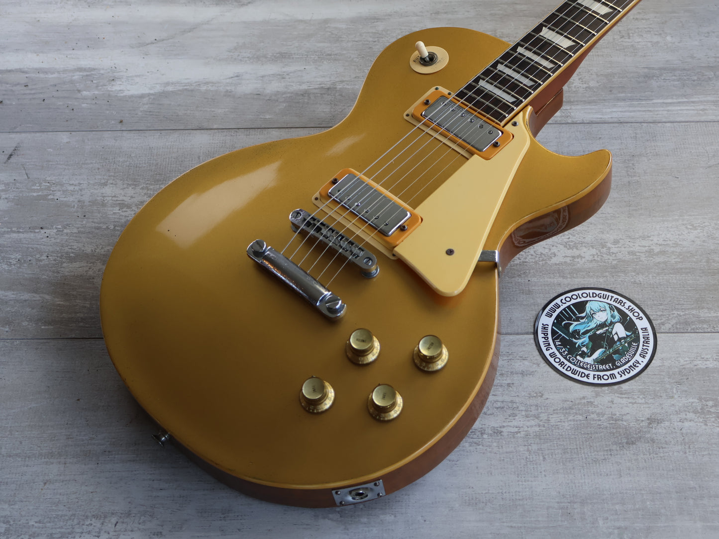 1976 Greco Japan EG-550GS Les Paul Deluxe (Goldtop)