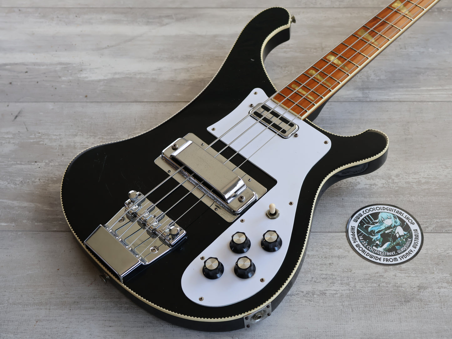 1975 Heerby Japan  EB-580 "4003" Bass (Black)