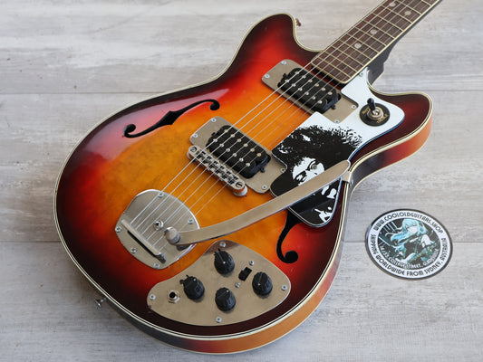 1960's Teisco Japan EP-9T Hollowbody w/Tremolo (Sunburst)
