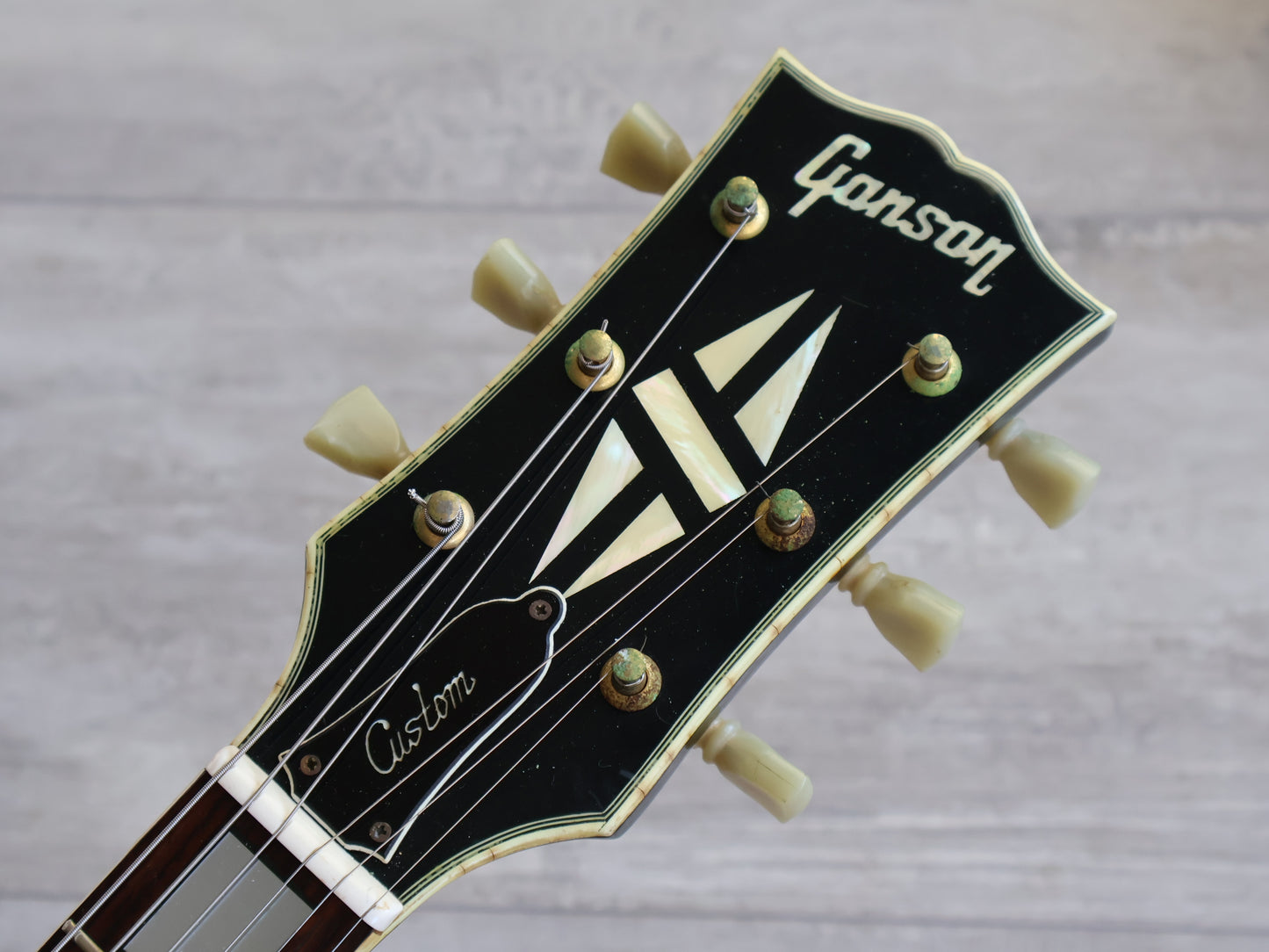 1974 Ganson Japan KLG-360B Les Paul Custom (Ebony)