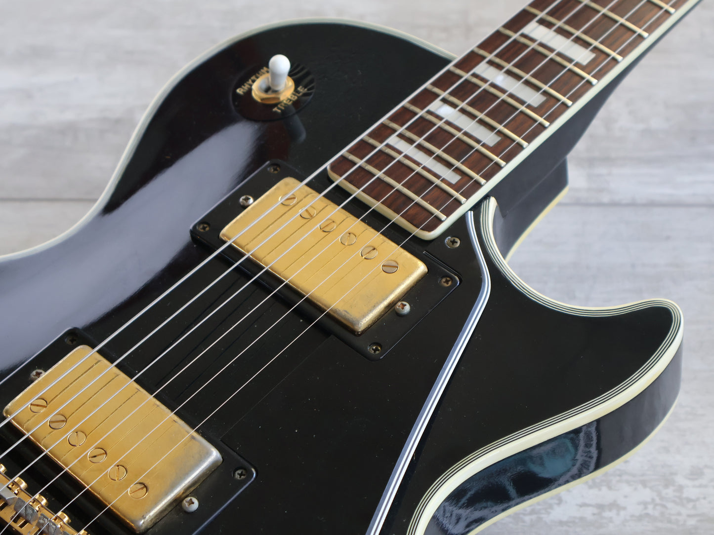 1974 Ganson Japan KLG-360B Les Paul Custom (Ebony)