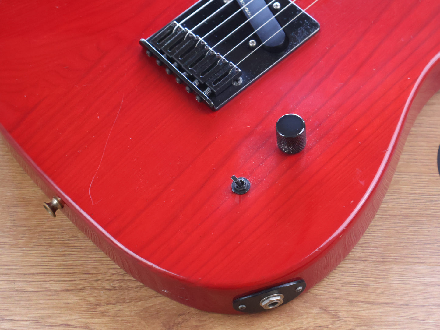 2000's Fernandes Japan TE-85T Takuya Judy and Mary Signature Telecaster (Transparent Red)