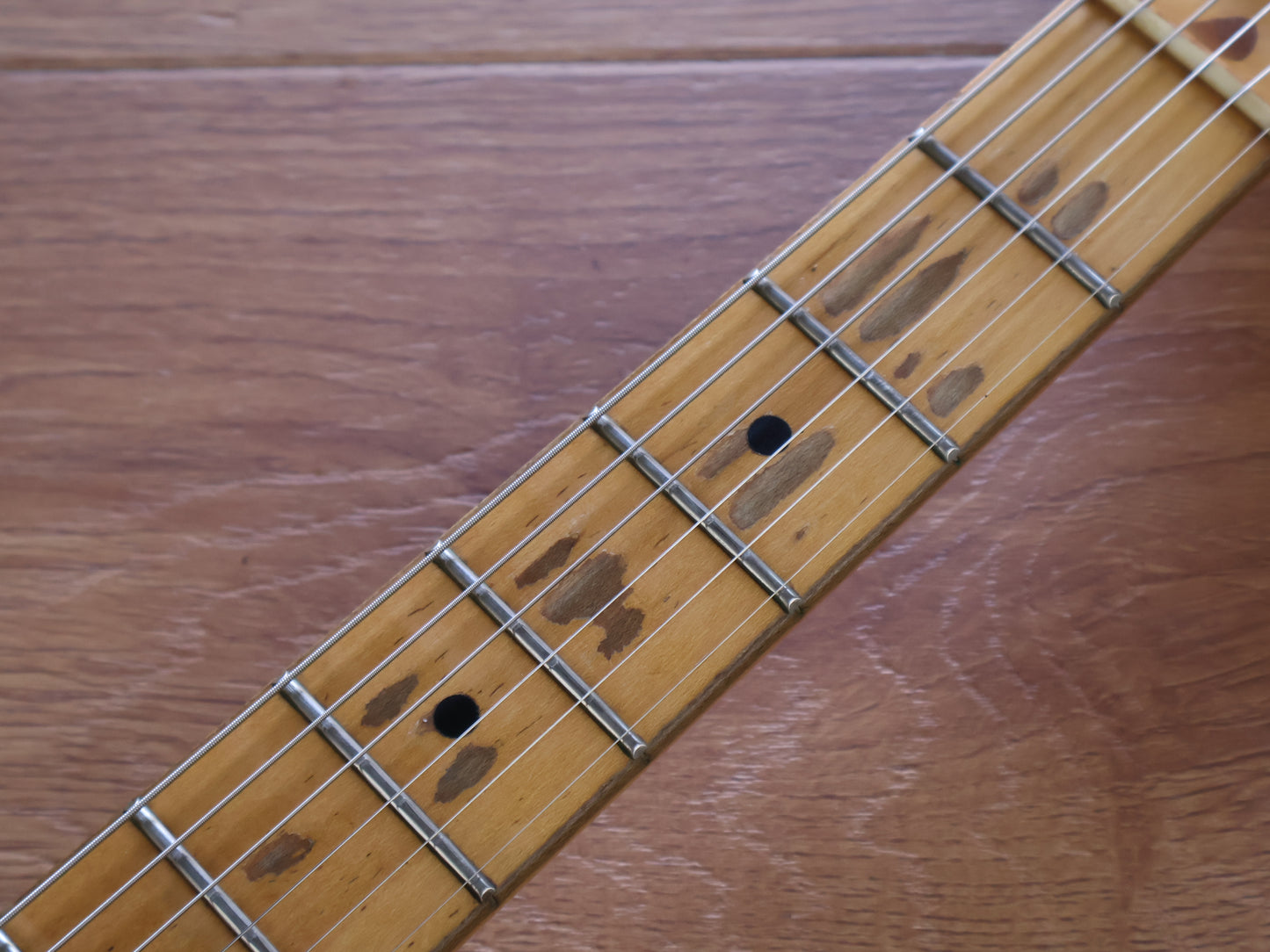 2000's Fernandes Japan TE-85T Takuya Judy and Mary Signature Telecaster (Transparent Red)