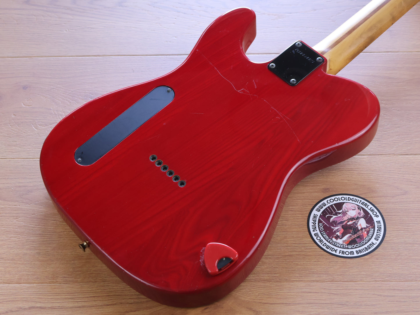 2000's Fernandes Japan TE-85T Takuya Judy and Mary Signature Telecaster (Transparent Red)