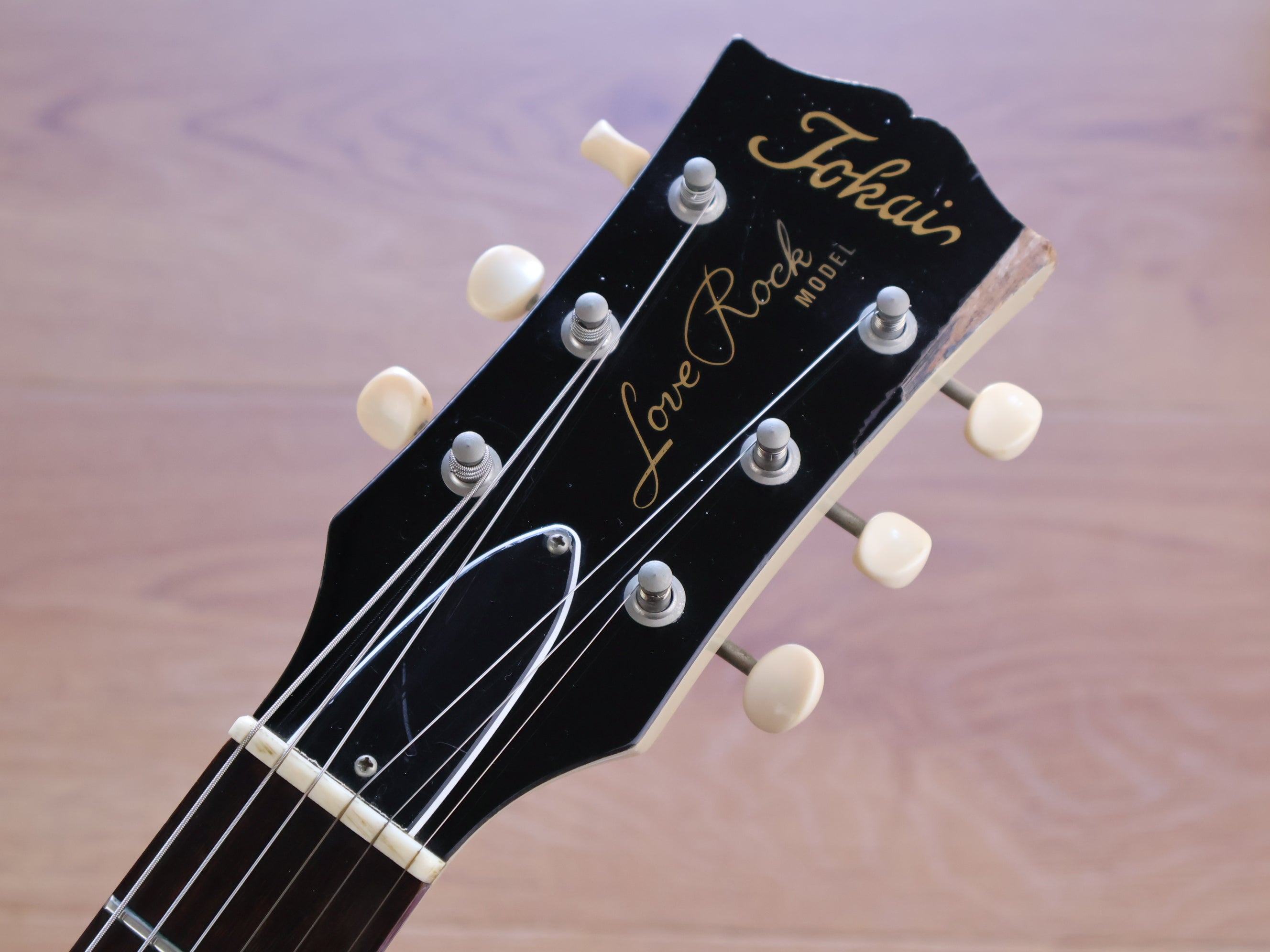 2010 Tokai Japan LSJ80 Les Paul Junior (See Thru White) – Cool Old