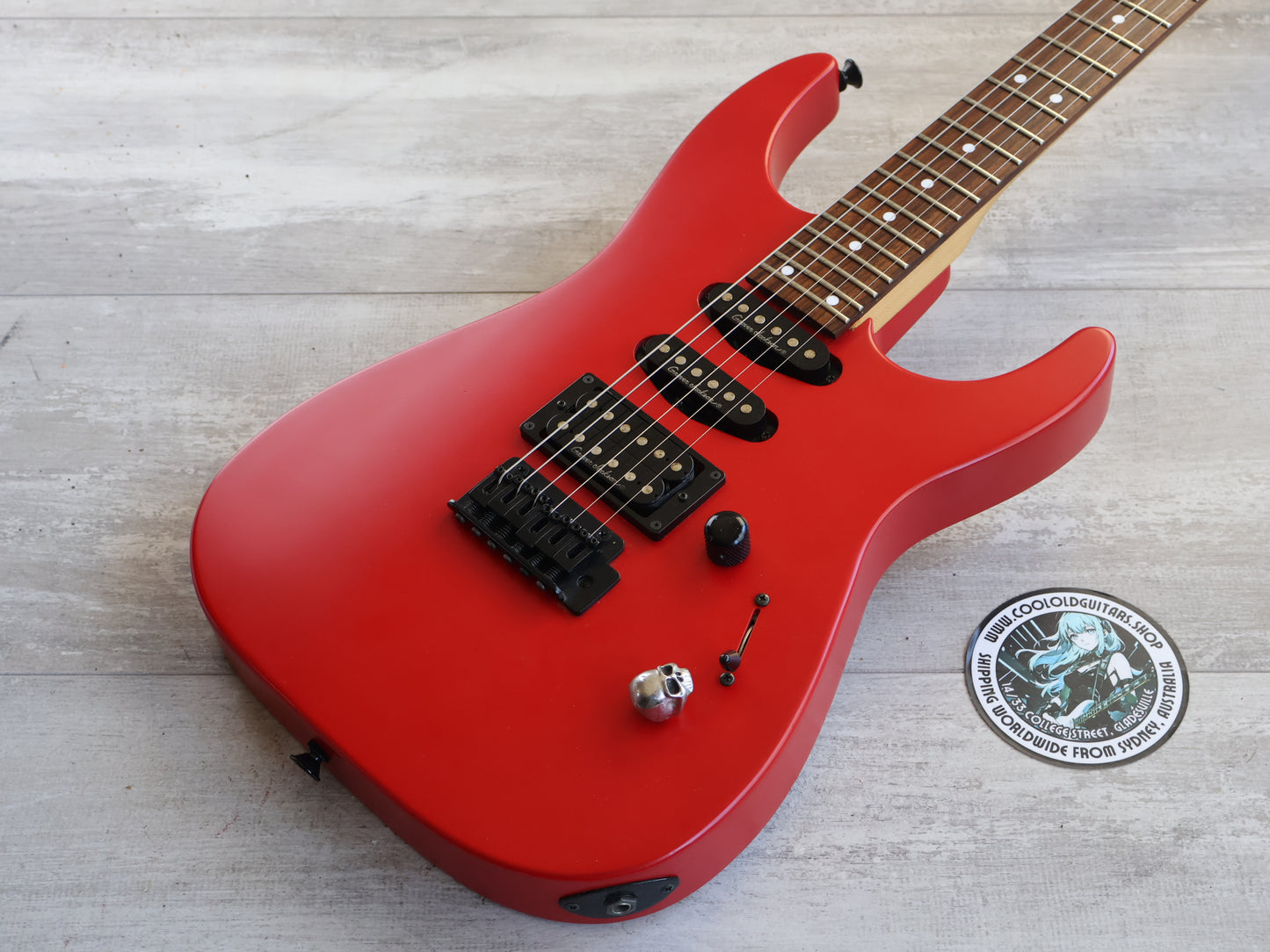 2000 Grover Jackson Japan DK-40 HSS Dinky (Fiesta Red)