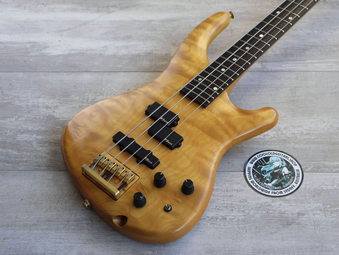 1989 Greco Japan PXB-100 Phoenix PJ Bass (Natural)
