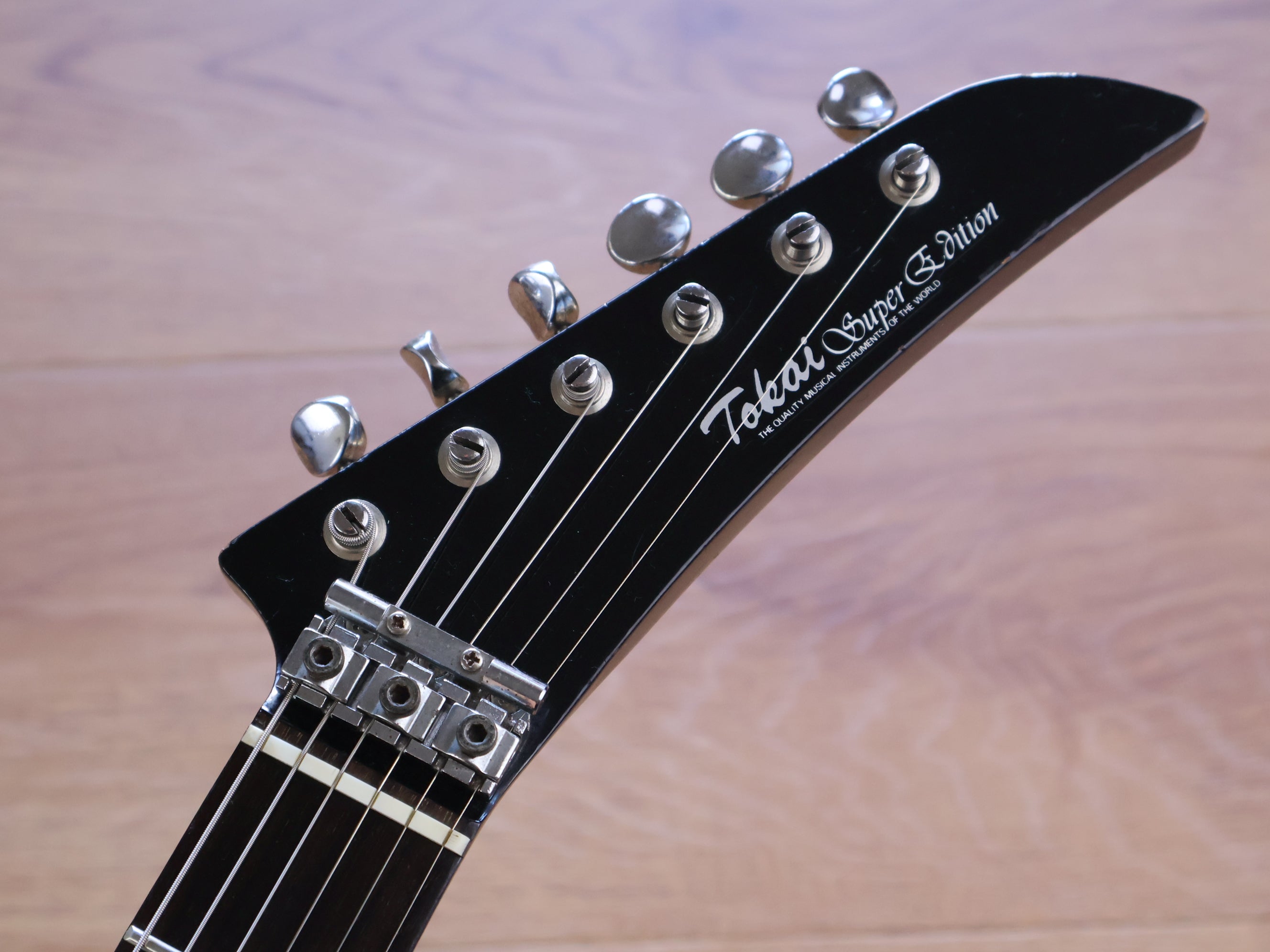 1985 Tokai F-55 Five Star Explorer (Black) – Cool Old Guitars