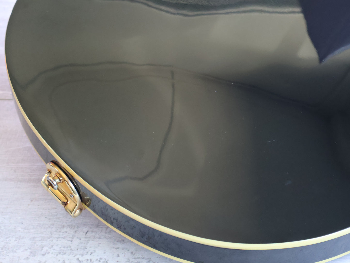 2006 Epiphone Limited Edition Custom Shop Dot w/Bigsby (Black & Gold)