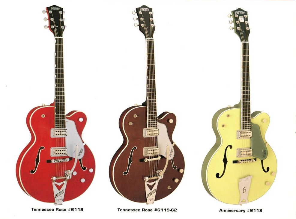 1993 Gretsch Japan 6118 100th Anniversary Hollowbody (Smoke Green)