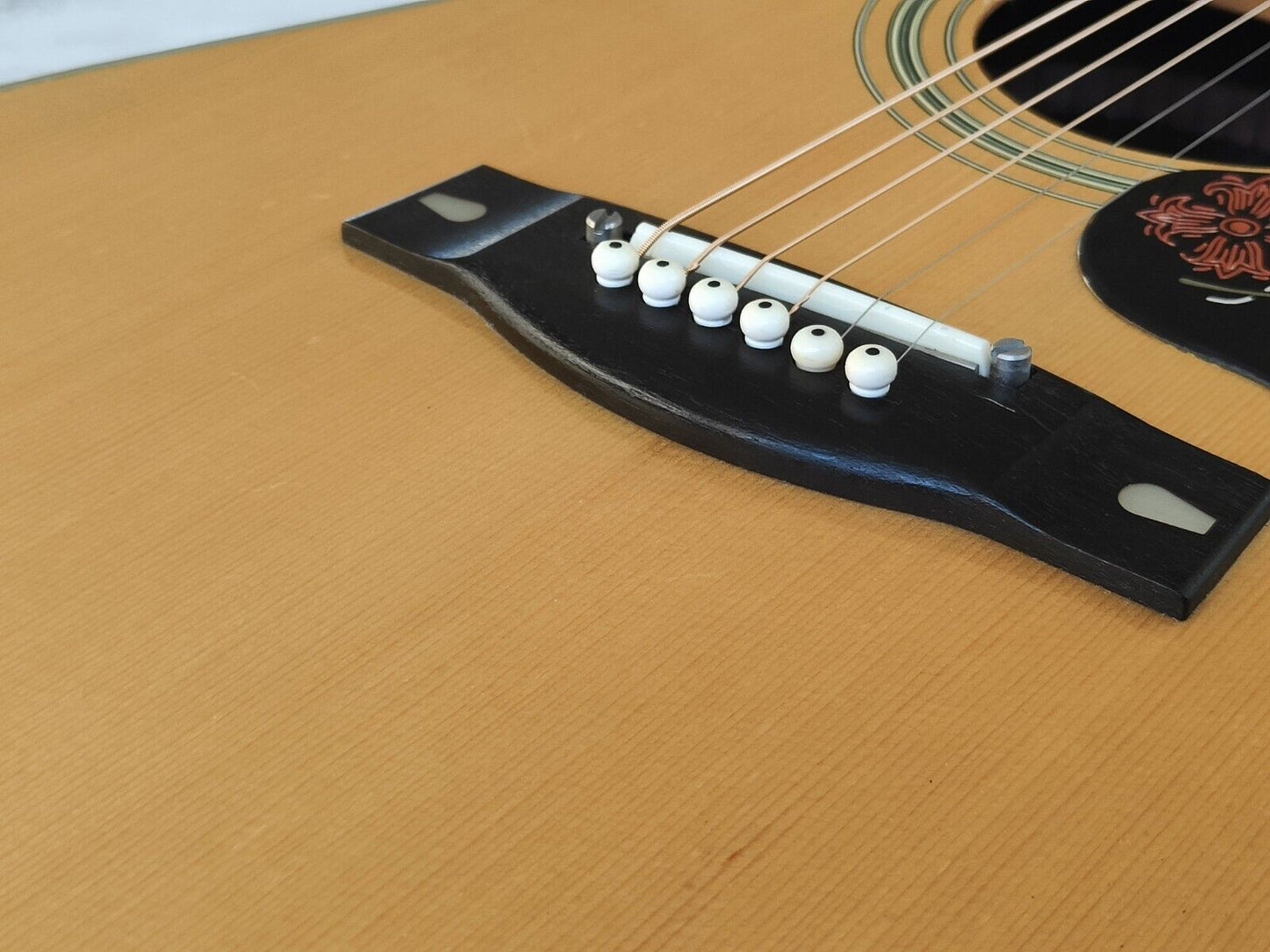 1977 Yamaha FG-401W Japanese Vintage Acoustic Dreadnought Guitar (Natural)